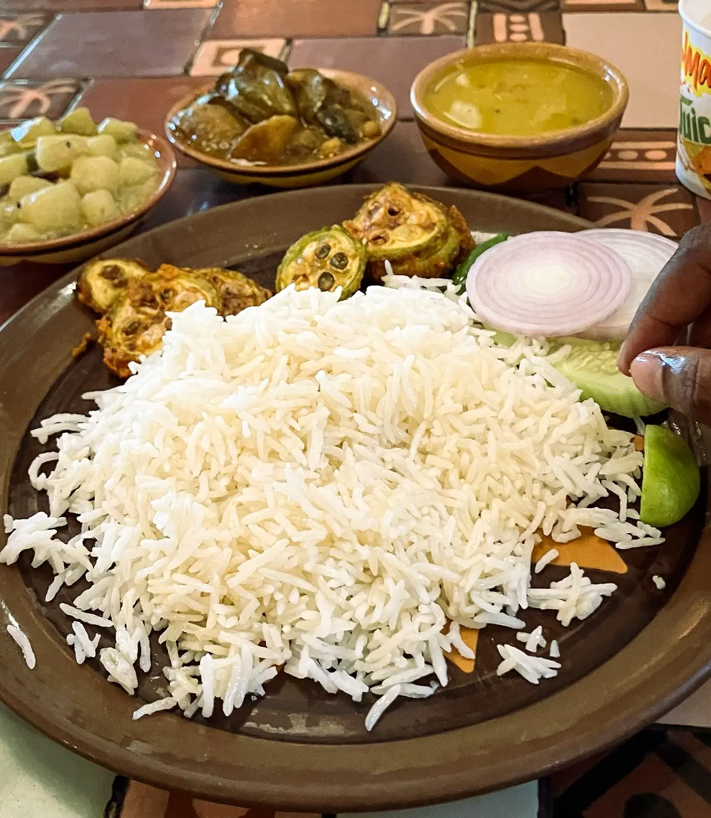 Mutton Thali at Ghore Baire Restaurant